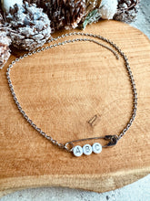 Charger l'image dans la galerie, Collier trombone- personnalisable (argenté)