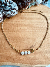 Charger l'image dans la galerie, Collier trombone- personnalisable (doré)