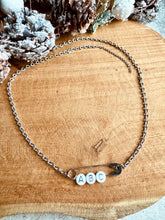 Charger l'image dans la galerie, Collier trombone- personnalisable (argenté)