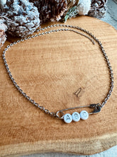 Charger l'image dans la galerie, Collier trombone- personnalisable (argenté)