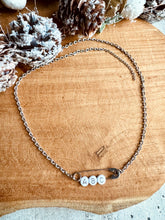 Charger l'image dans la galerie, Collier trombone- personnalisable (argenté)