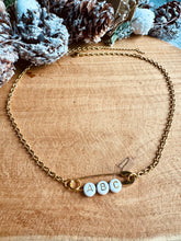 Charger l'image dans la galerie, Collier trombone- personnalisable (doré)