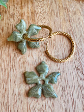 Charger l'image dans la galerie, Duo de pépites fleurs (marbré kaki)