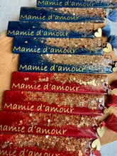 Charger l&#39;image dans la galerie, Marque page « mamie d’amour » (marine)