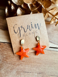 Boucles mini miss ✨ (orange doré)