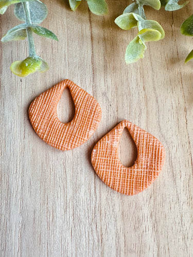 Duo de pépites (orange abricot)