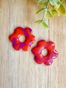Duo de pépites (orange sanguine violet)