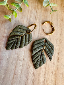 Duo de pépites (kaki foncé)