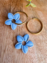 Charger l'image dans la galerie, Duo de pépites fleurs de Tiaré 🌺 (bleu)