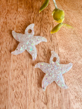 Charger l'image dans la galerie, Duo de pépites étoile de mer (paillettes blanche)