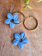 Charger l'image dans la galerie, Duo de pépites fleurs de Tiaré 🌺 (bleu)