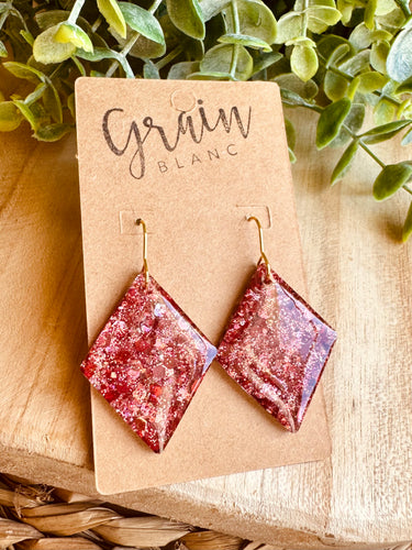 Boucles résine (doux rose)