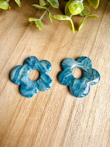 Duo de pépites (bleu marbré)
