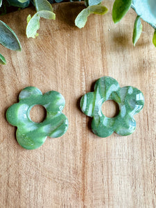 Duo de pépites (vert marbré)