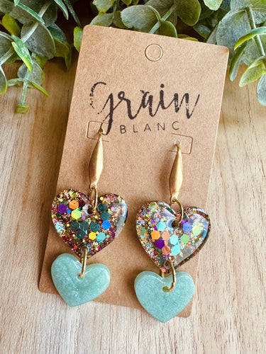 Boucles résine 🤍