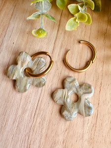 Duo de pépites (kaki claire beige)