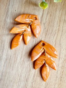 Duo de pépites (orange doré)