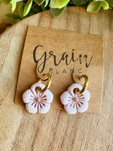 Boucles résine duo de pépites (mini)