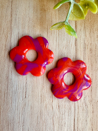 Duo de pépites (orange sanguine violet)
