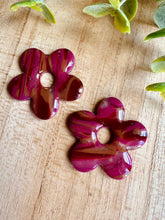 Charger l&#39;image dans la galerie, Duo de pépites (marbré marron bordeaux framboise)