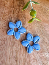 Charger l'image dans la galerie, Duo de pépites fleurs de Tiaré 🌺 (bleu)