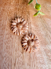 Charger l'image dans la galerie, Duo de pépites fleurs (beige caramel )