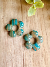Charger l&#39;image dans la galerie, Duo de pépites (marbré turquoise abricot)