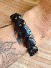 Charger l&#39;image dans la galerie, Bracelet NOIRE  « coeurs » - Taille S