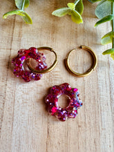 Charger l&#39;image dans la galerie, Duo de pépites (fleurs séchées &amp; paillettes)