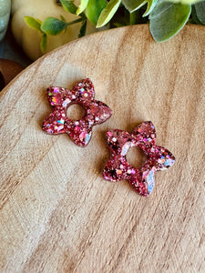 Duo de pépites (vieux rose )
