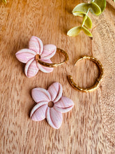 Charger l'image dans la galerie, Duo de pépites fleurs de Tiaré 🌺 (nuancé rose)