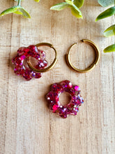 Charger l&#39;image dans la galerie, Duo de pépites (fleurs séchées &amp; paillettes)