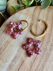 Duo de pépites (vieux rose )