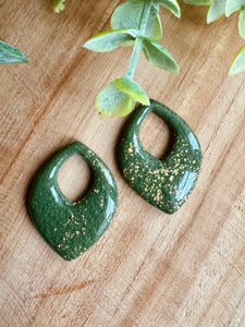 Duo de pépites (doré kaki)