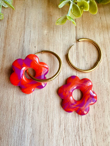 Duo de pépites (orange sanguine violet)