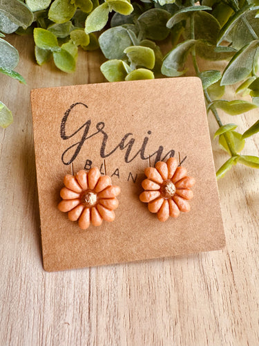 Petites fleurs 🌸 (orange abricot)