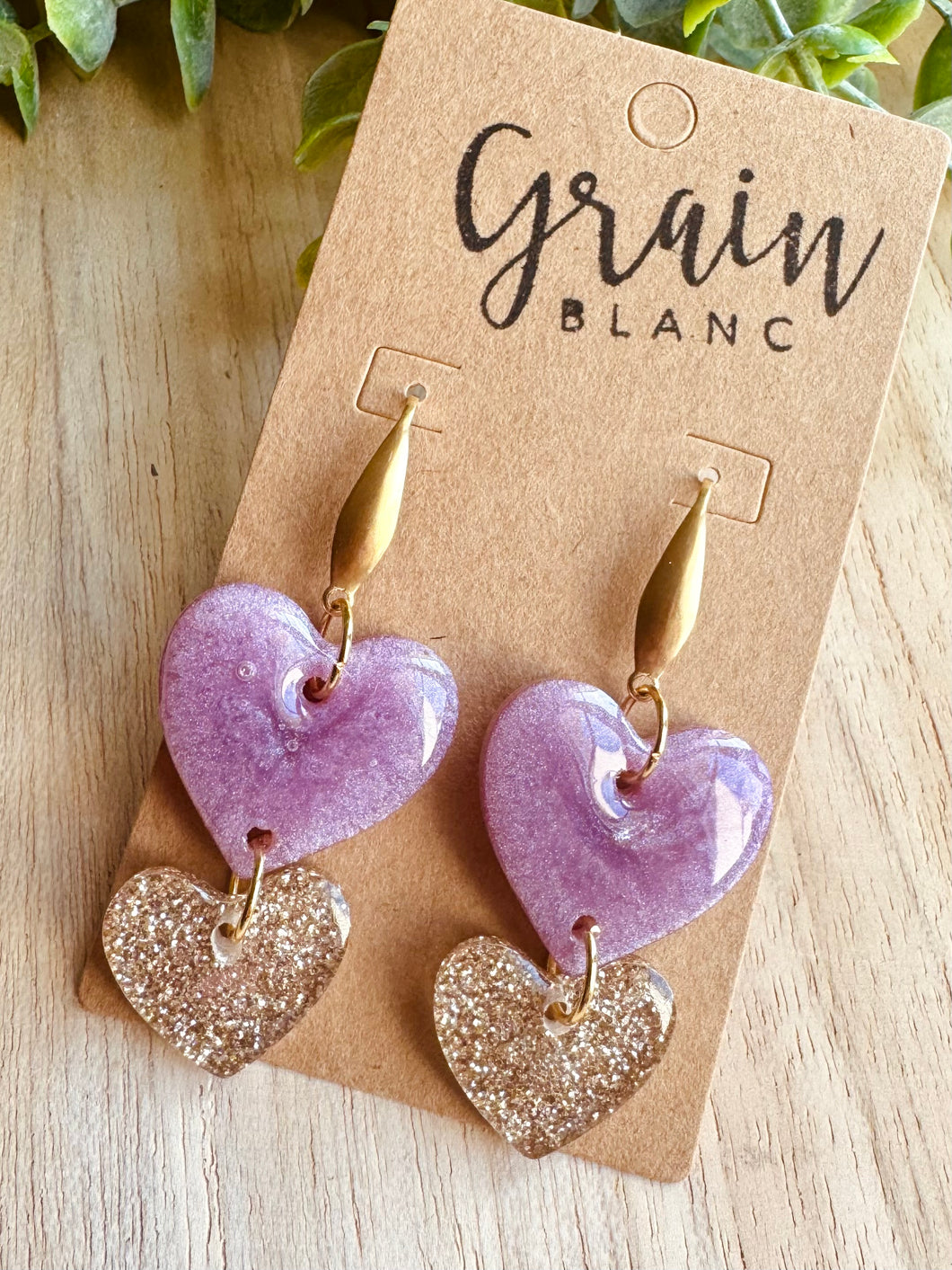 Boucles résine 🤍