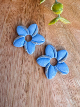 Charger l'image dans la galerie, Duo de pépites fleurs de Tiaré 🌺 (bleu)