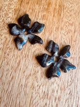 Charger l'image dans la galerie, Duo de pépites fleurs (marbré noire)
