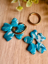 Charger l&#39;image dans la galerie, Duo de pépites (marbre turquoise bleu)