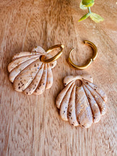 Charger l'image dans la galerie, Duo de pépites coquillage 🐚 (caramel doré)