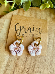 Boucles résine duo de pépites (mini)