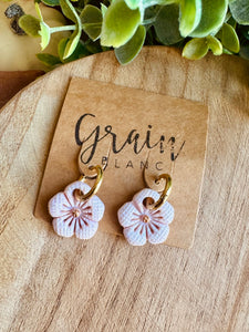 Boucles résine duo de pépites (mini)