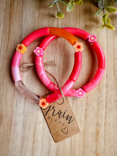 Duo de Bracelets « Macaroni » - Taille L