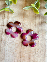 Charger l&#39;image dans la galerie, Duo de pépites (marbré marron bordeaux framboise)