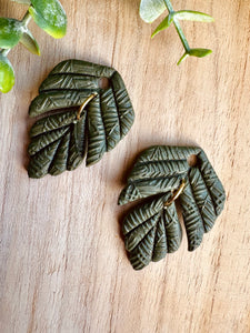 Duo de pépites (kaki foncé)