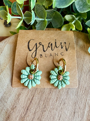 Boucles résine duo de pépites (mini)