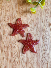 Charger l'image dans la galerie, Duo de pépites étoile de mer (rose paillettes)