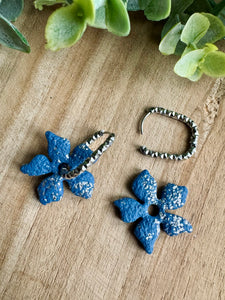 Duo de pépites (bleu argenté )