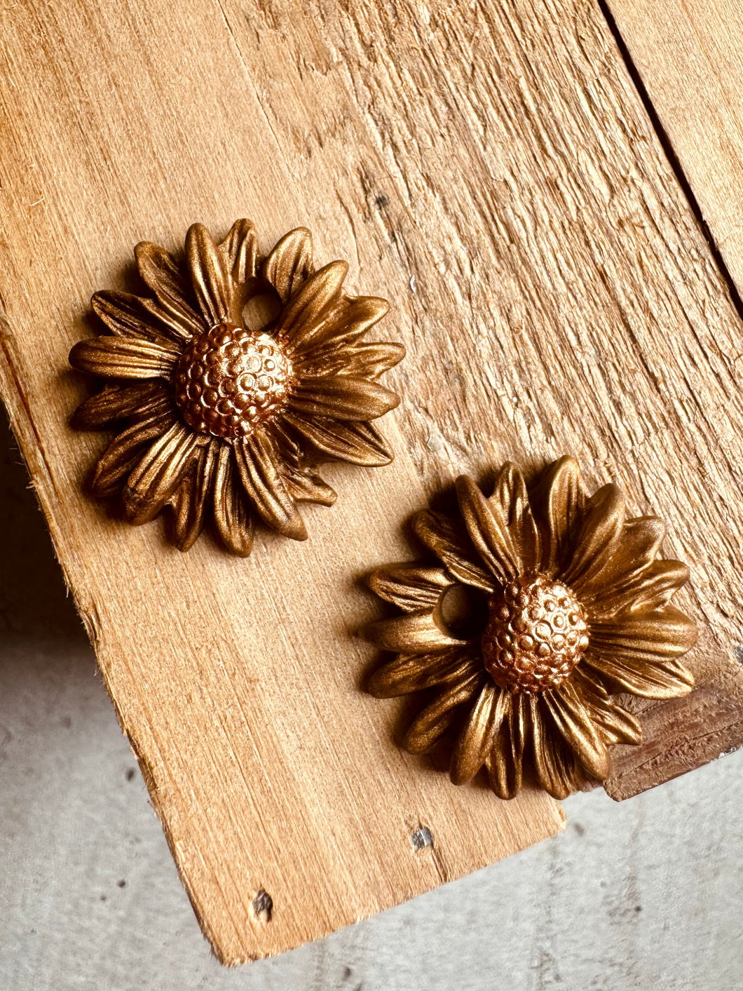 Duo de pépites 🌸 (noisette cœur bronze )